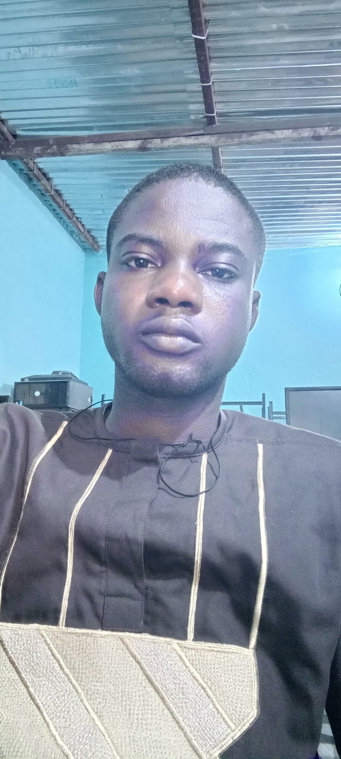 Photo de profil floutée