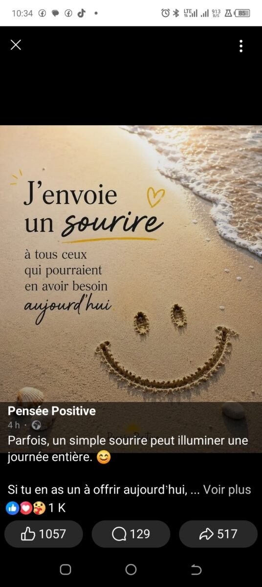 Photo de profil floutée