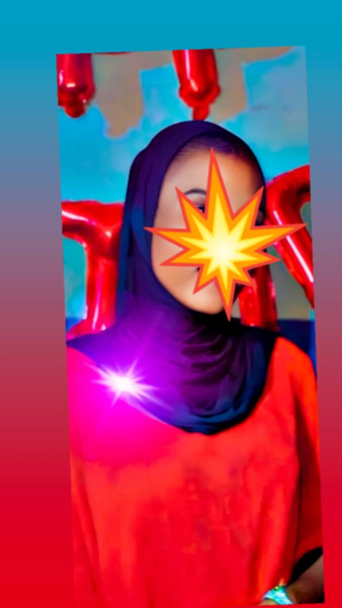 Photo de profil floutée